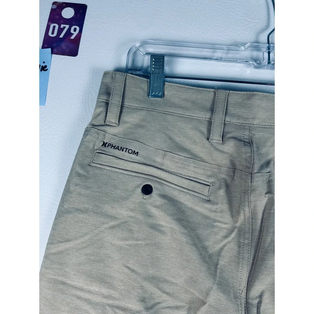 NWT Hurley Phantom Mens Quick Dry Shorts Sand Tan 26W 7in Beach Surf Casual